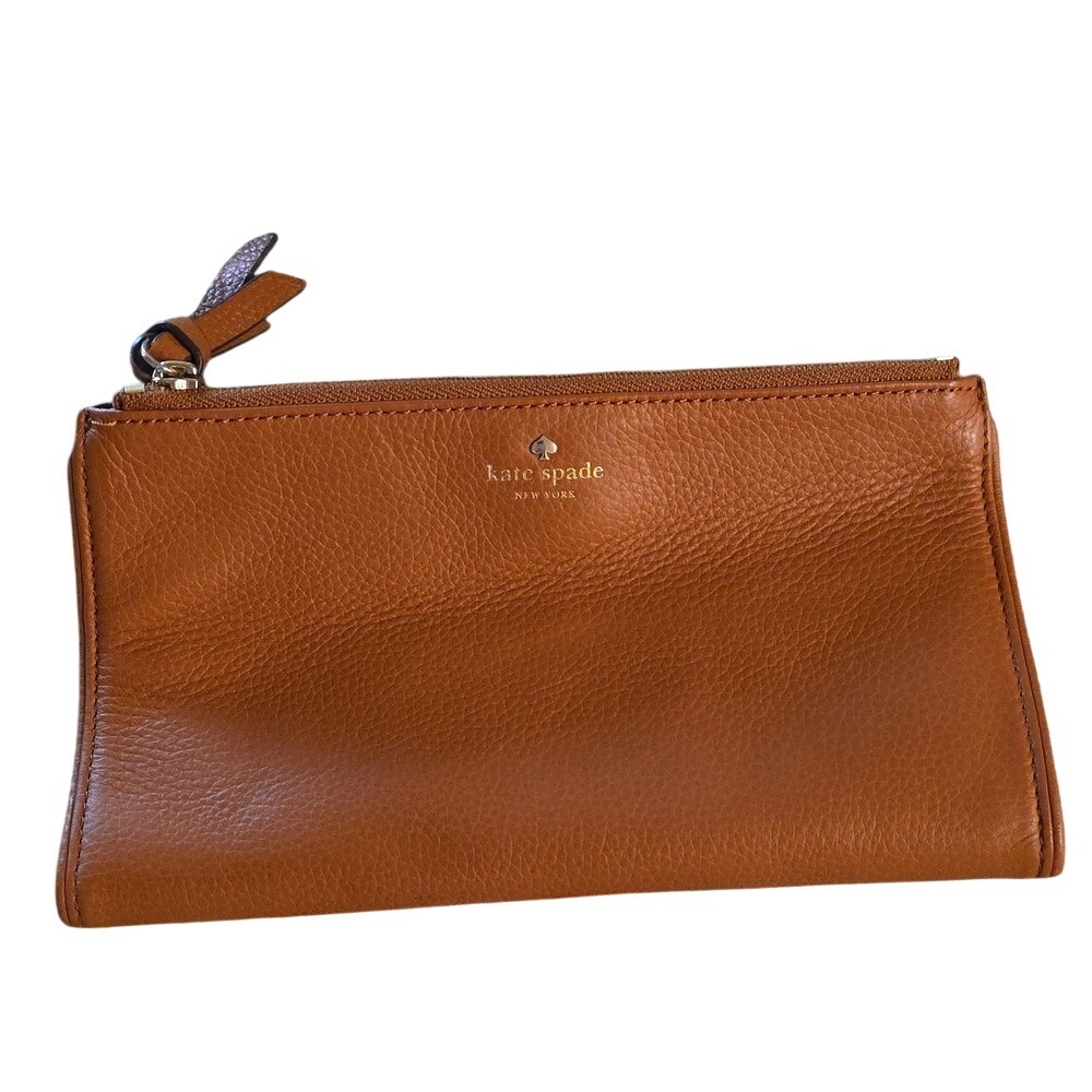 Kate Spade Brown‎ Leather Clutch